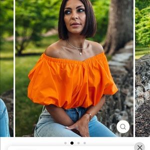 Off the shoulder top